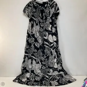 Dress Casual Maxi By Maeve In Black, Size: L