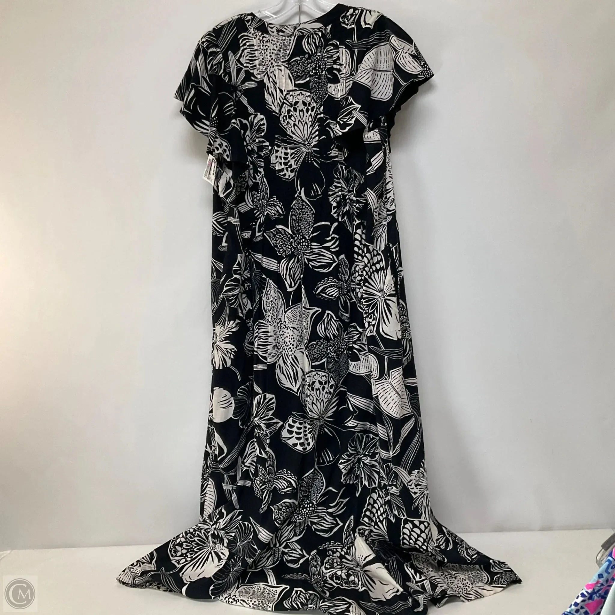 Dress Casual Maxi By Maeve In Black, Size: L