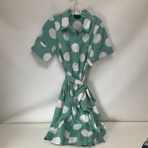 Dress Casual Midi By Kate Spade In Polkadot Pattern, Size: Xl