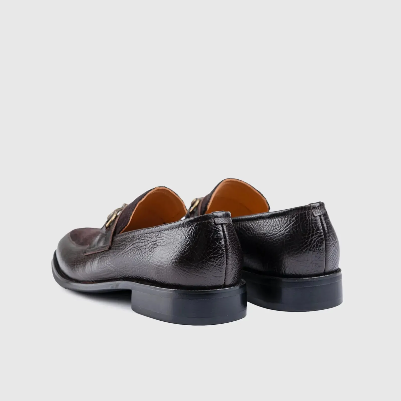 Dress Slip Ons Brown  EL006