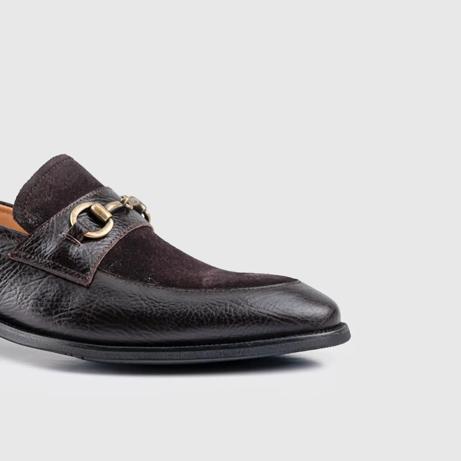 Dress Slip Ons Brown  EL006