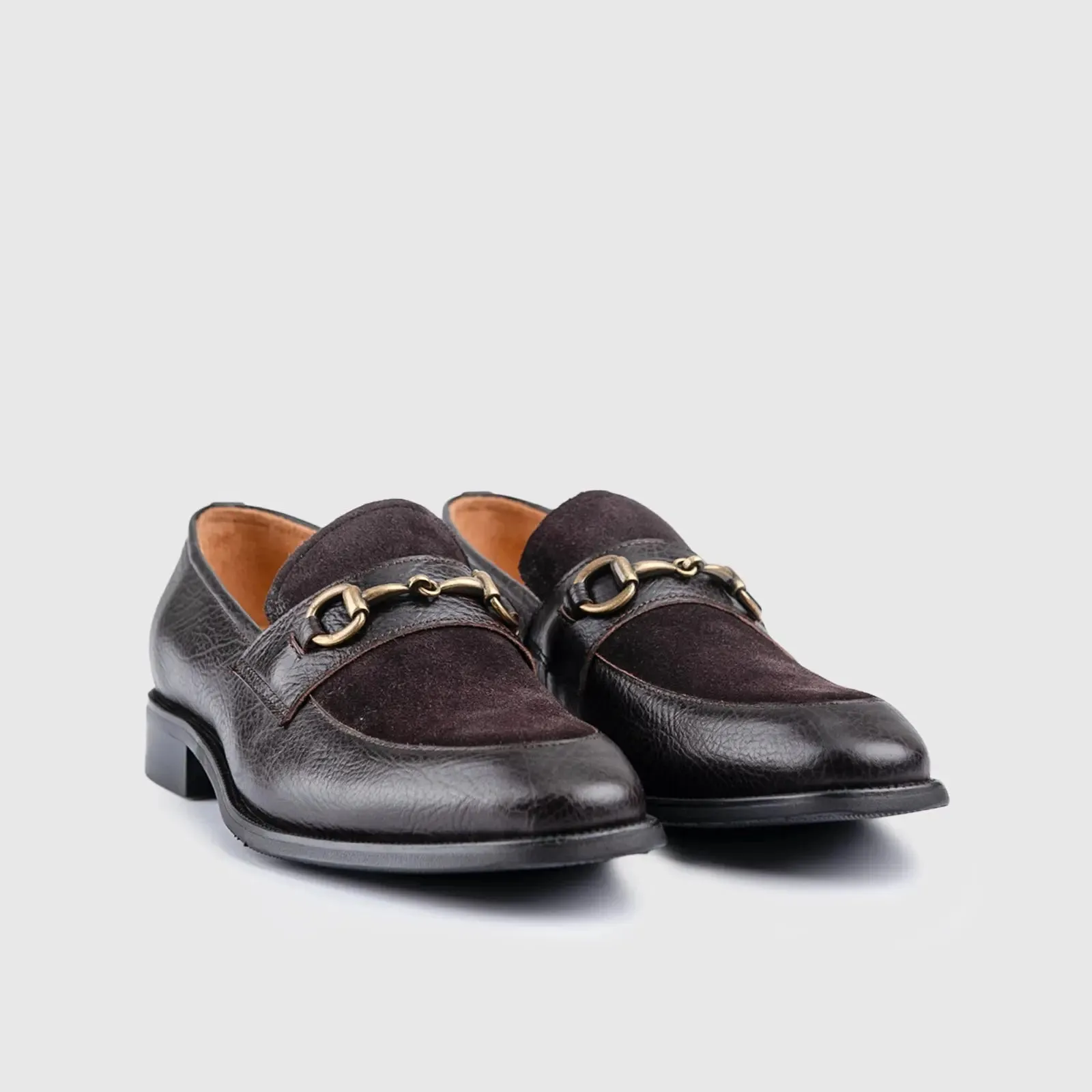 Dress Slip Ons Brown  EL006