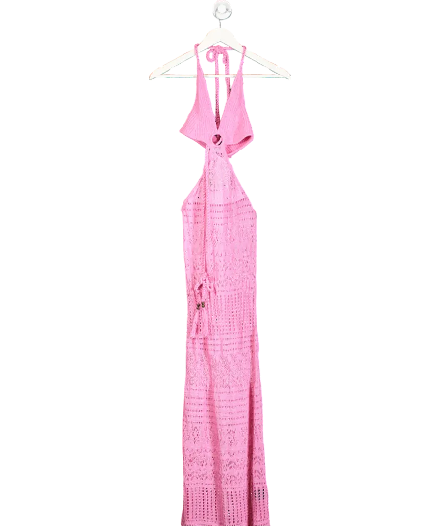 Dundas x Revolve Pink Maia Maia Maxi Dress UK S
