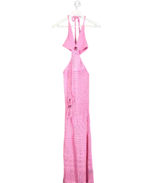 Dundas x Revolve Pink Maia Maia Maxi Dress UK S