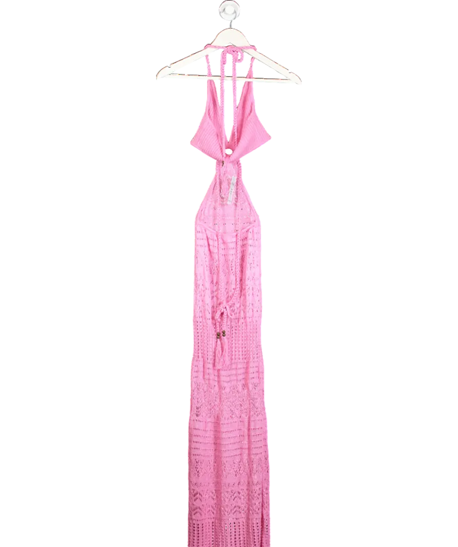 Dundas x Revolve Pink Maia Maia Maxi Dress UK S