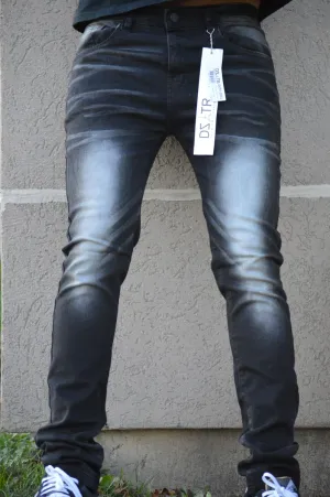 DZTR SUPER STRETCH DENIM SKINNY (CHEVRON WASH)