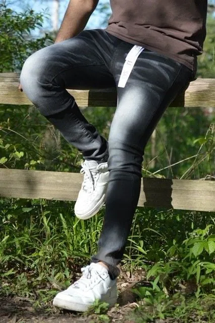 DZTR SUPER STRETCH DENIM SKINNY (CHEVRON WASH)