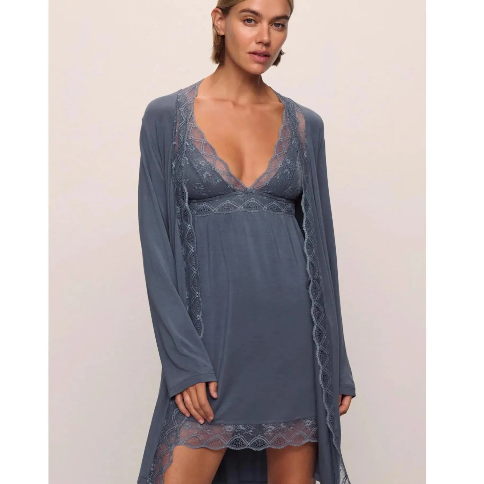 Eberjey Georgina Wrap  in Peppercorn R1643
