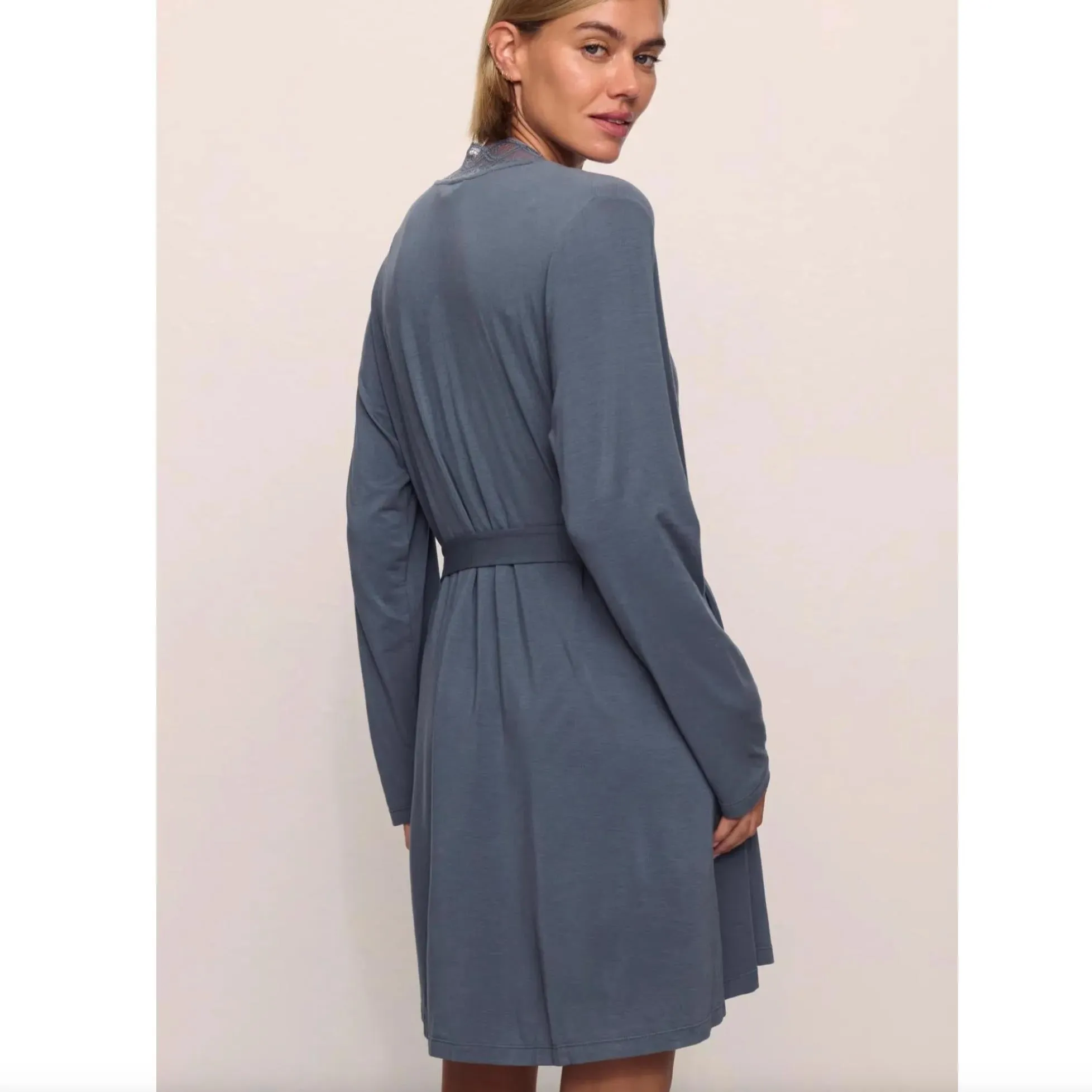 Eberjey Georgina Wrap  in Peppercorn R1643