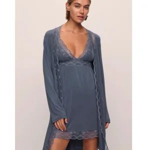 Eberjey Georgina Wrap  in Peppercorn R1643