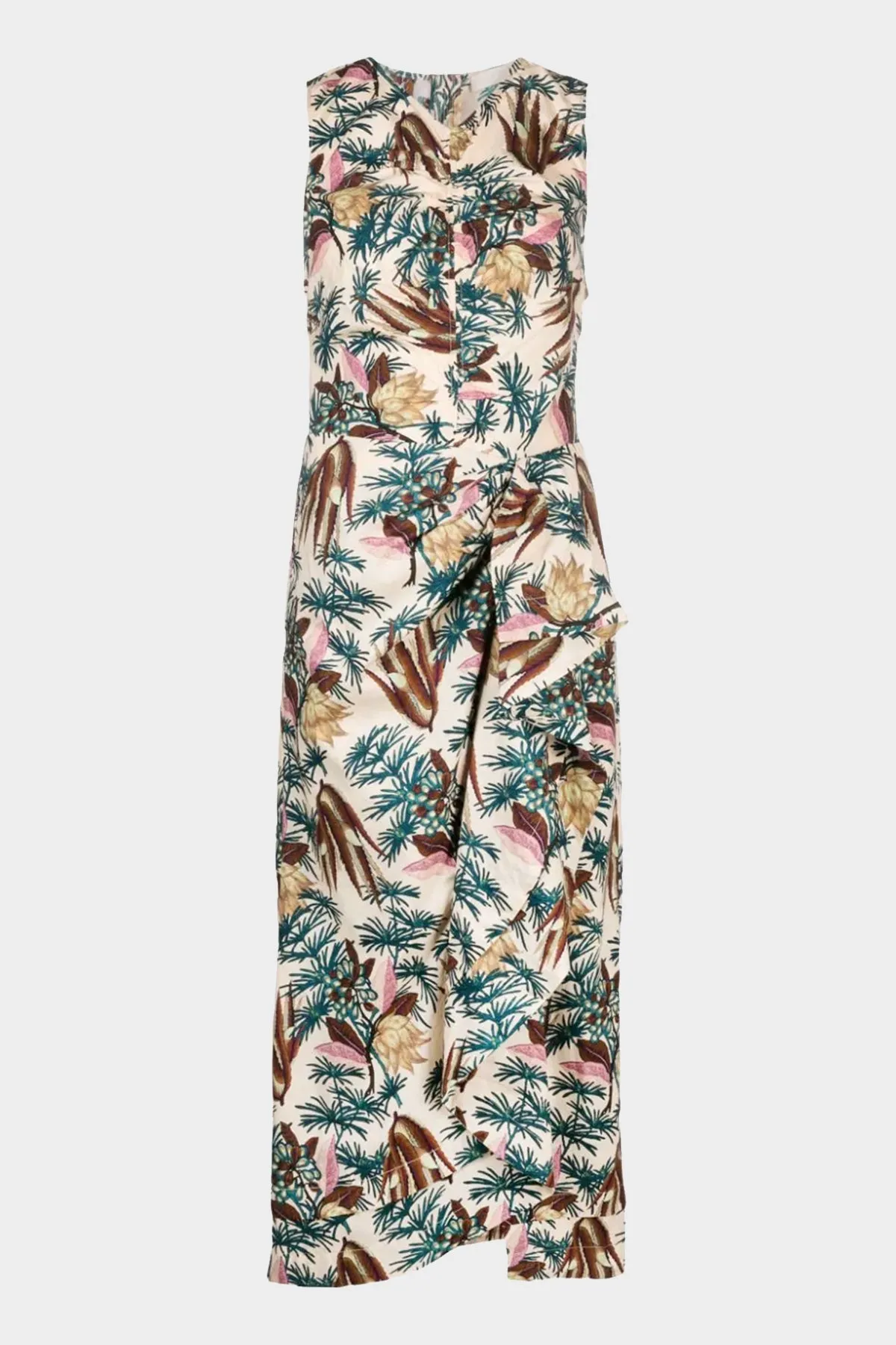 Edlyn Sleeveless Midi Dress in Wildflower