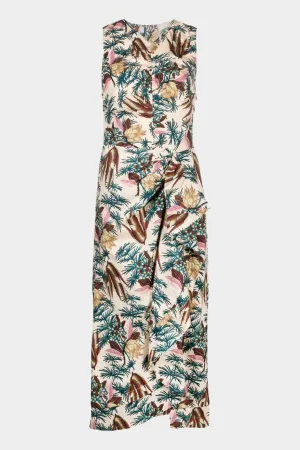 Edlyn Sleeveless Midi Dress in Wildflower