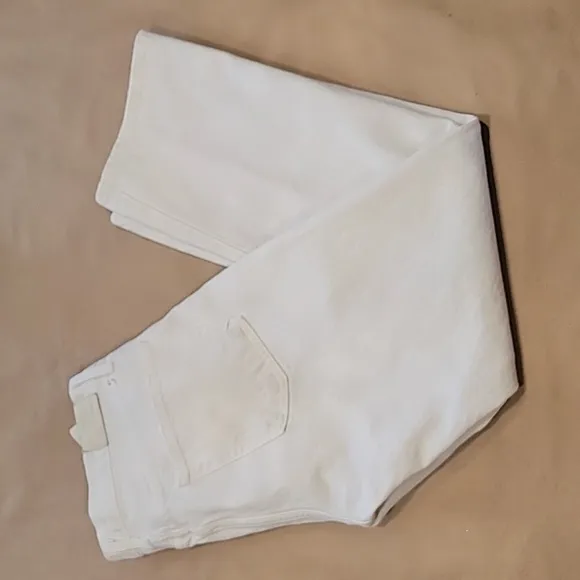Edwin Size 30 Eggshell White Kali Ankle Vintage Straight Leg Jeans