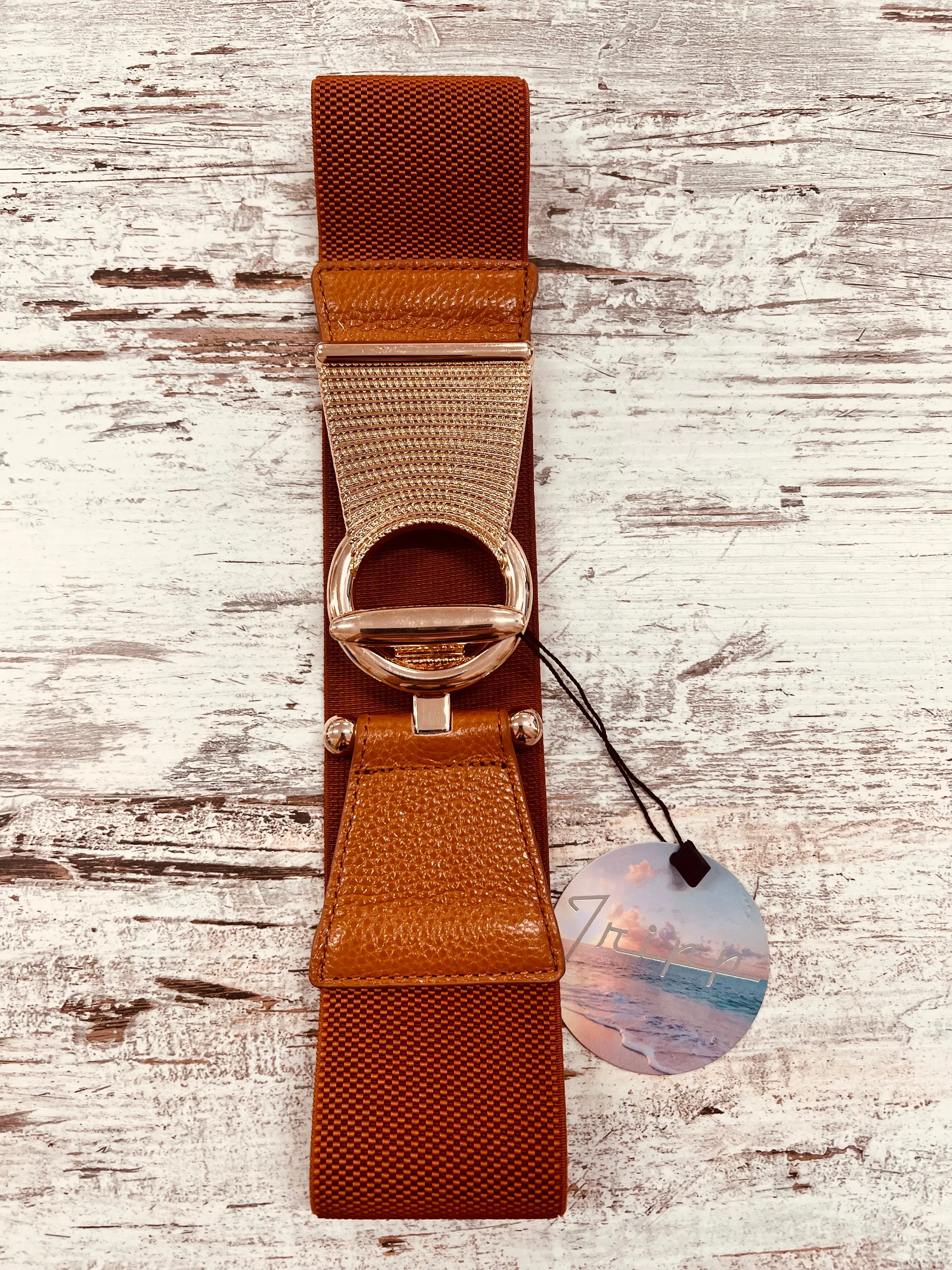 Elastic T Buckle Waist Belt