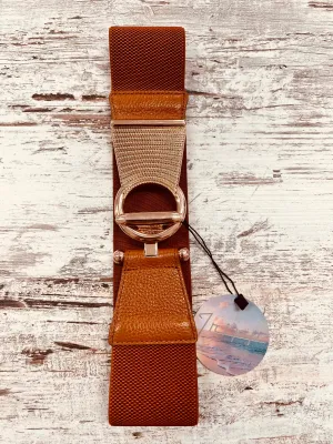 Elastic T Buckle Waist Belt