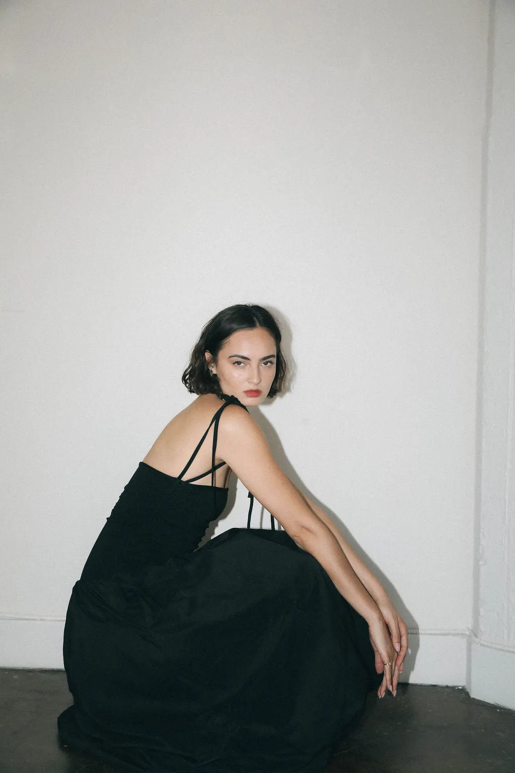 Eliza Bubble Midi Dress