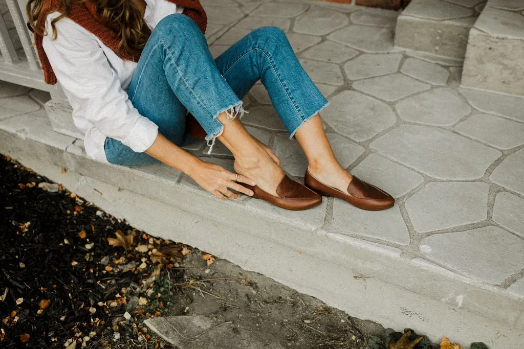 Espresso Calle Loafer {Women's Leather Shoes}