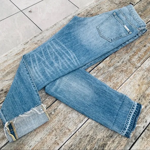 EVE DENIM Silver Bullet Embossed Distressed