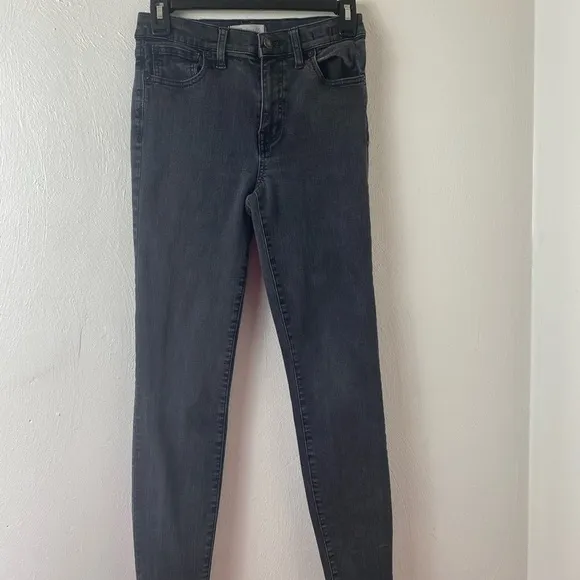 Fade Black Madewell Hi Riser Skinny Jeans. Sz 28.