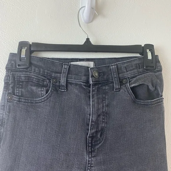 Fade Black Madewell Hi Riser Skinny Jeans. Sz 28.