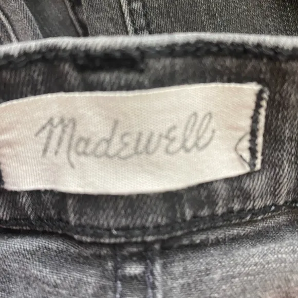 Fade Black Madewell Hi Riser Skinny Jeans. Sz 28.