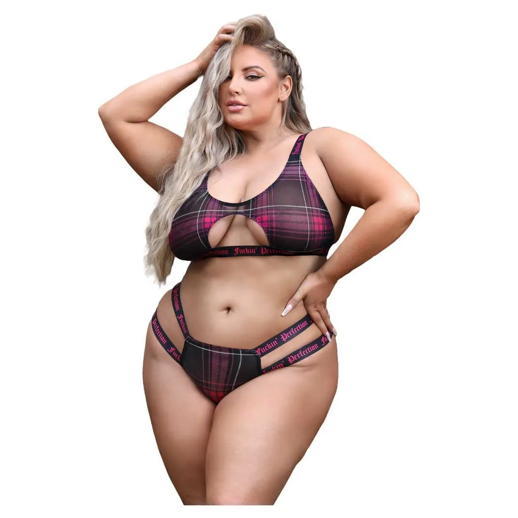 Fantasy Vibes Fuckin' Perfection Cutout Bralette & Panty