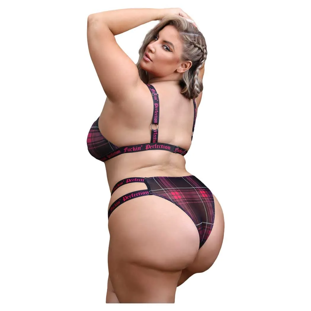 Fantasy Vibes Fuckin' Perfection Cutout Bralette & Panty