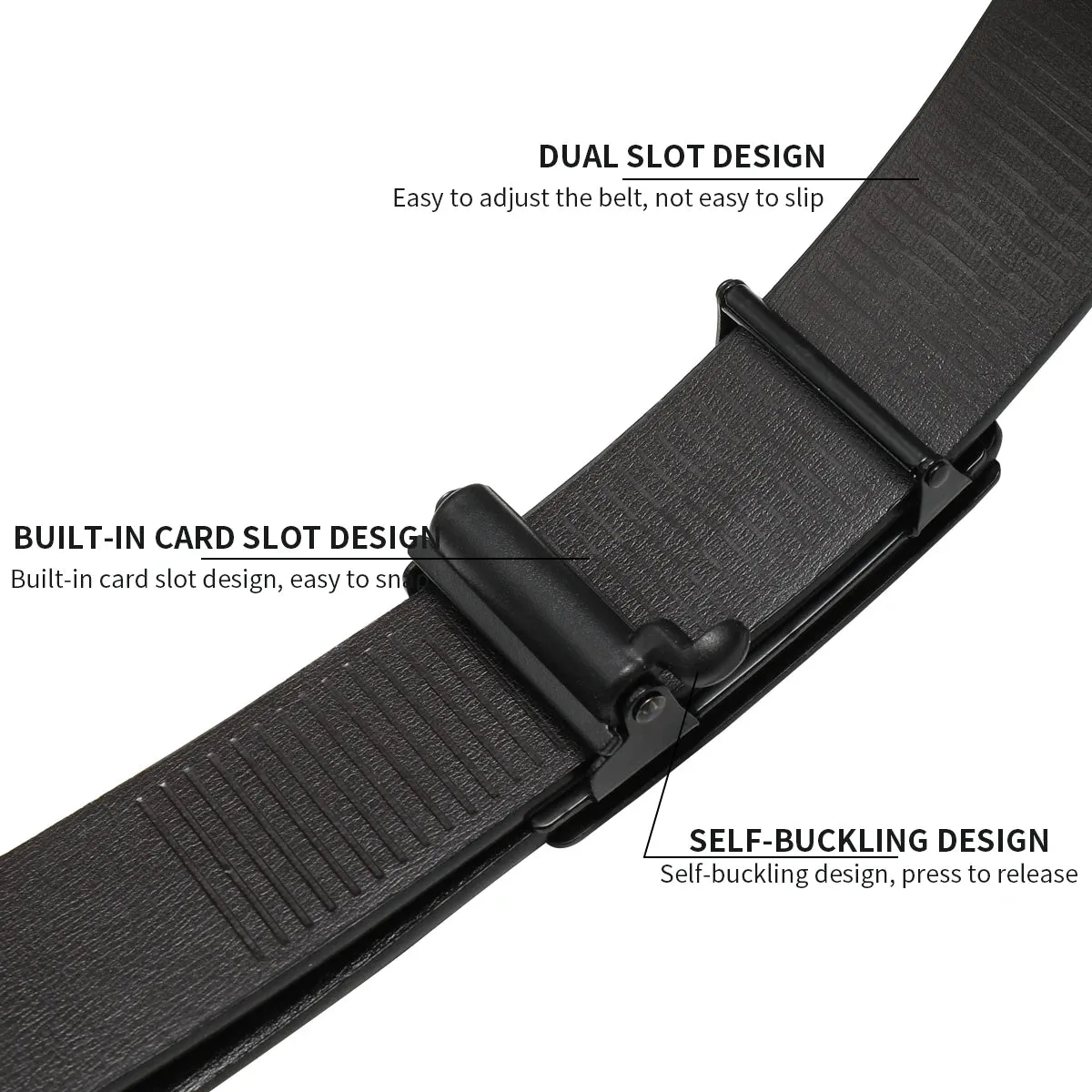 Fashion Men's Belt - Quality Automatic Buckle