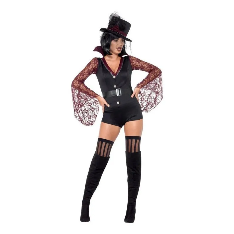 Fever Vampire Costume, Bodysuit