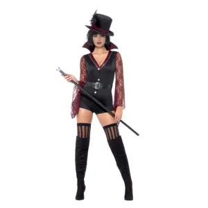 Fever Vampire Costume, Bodysuit