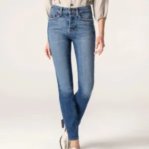 Fidelity Denim Pixie Cut Button-Fly Ankle Jeans in Oasis Wash. Women's Size 27