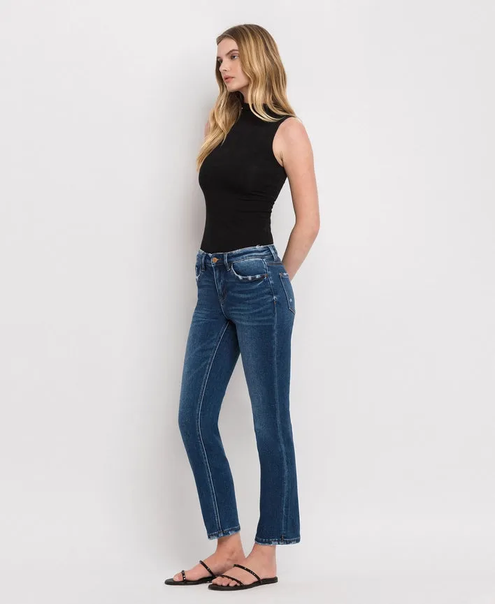 Flying Monkey Mid-Rise Slim Straight Jeans