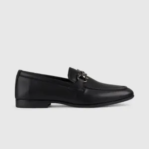 Formales Leather Loafers Black DF2021-C3