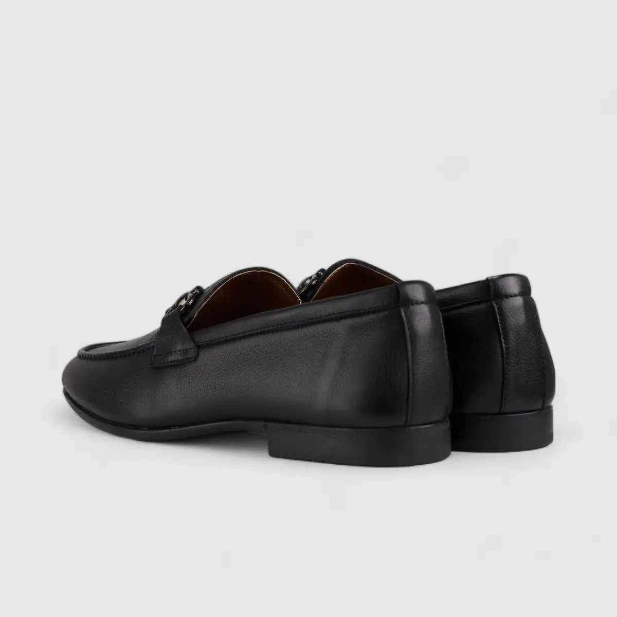 Formales Leather Loafers Black DF2021-C3