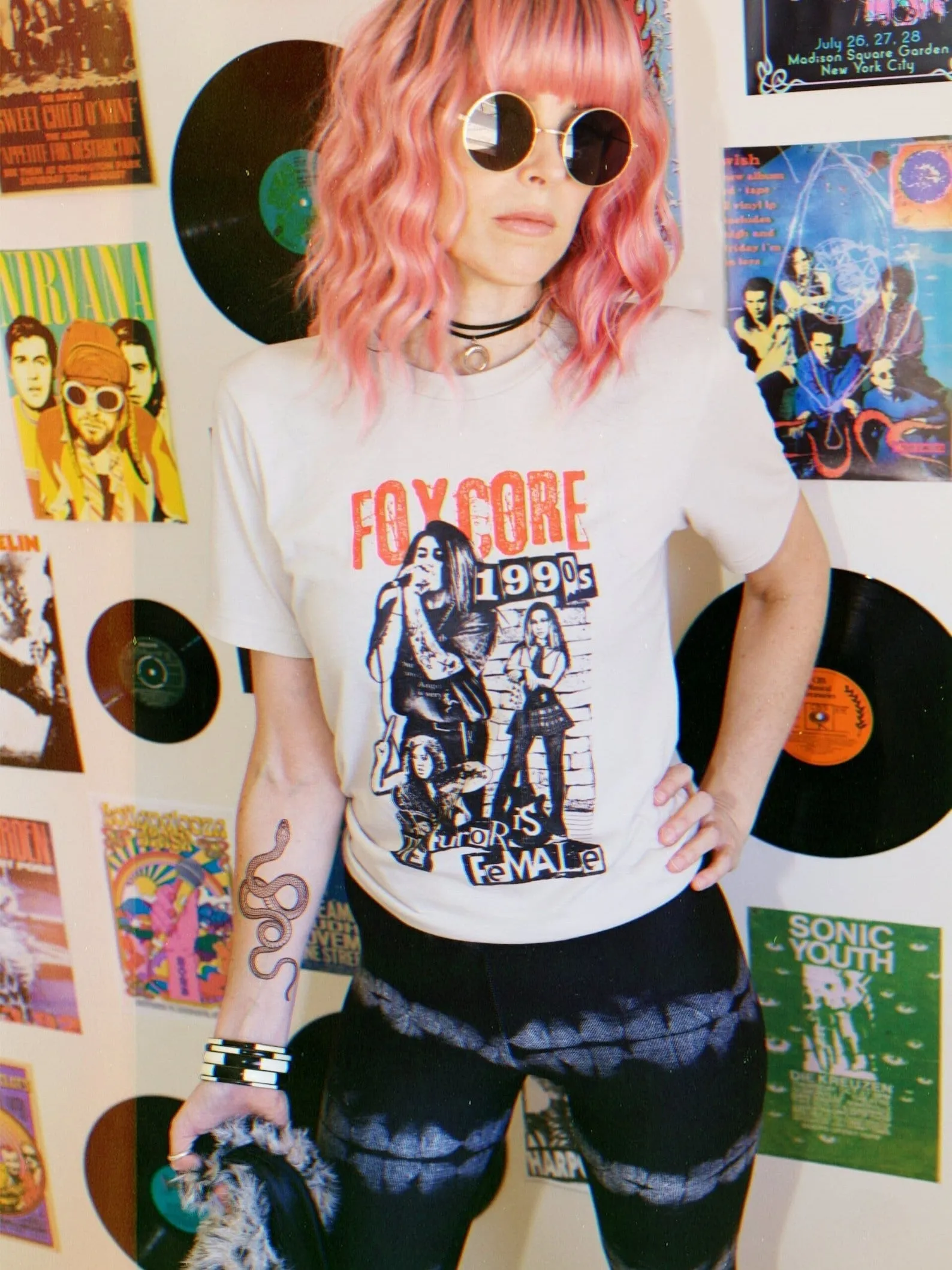 Foxcore Tee - Heather Dust