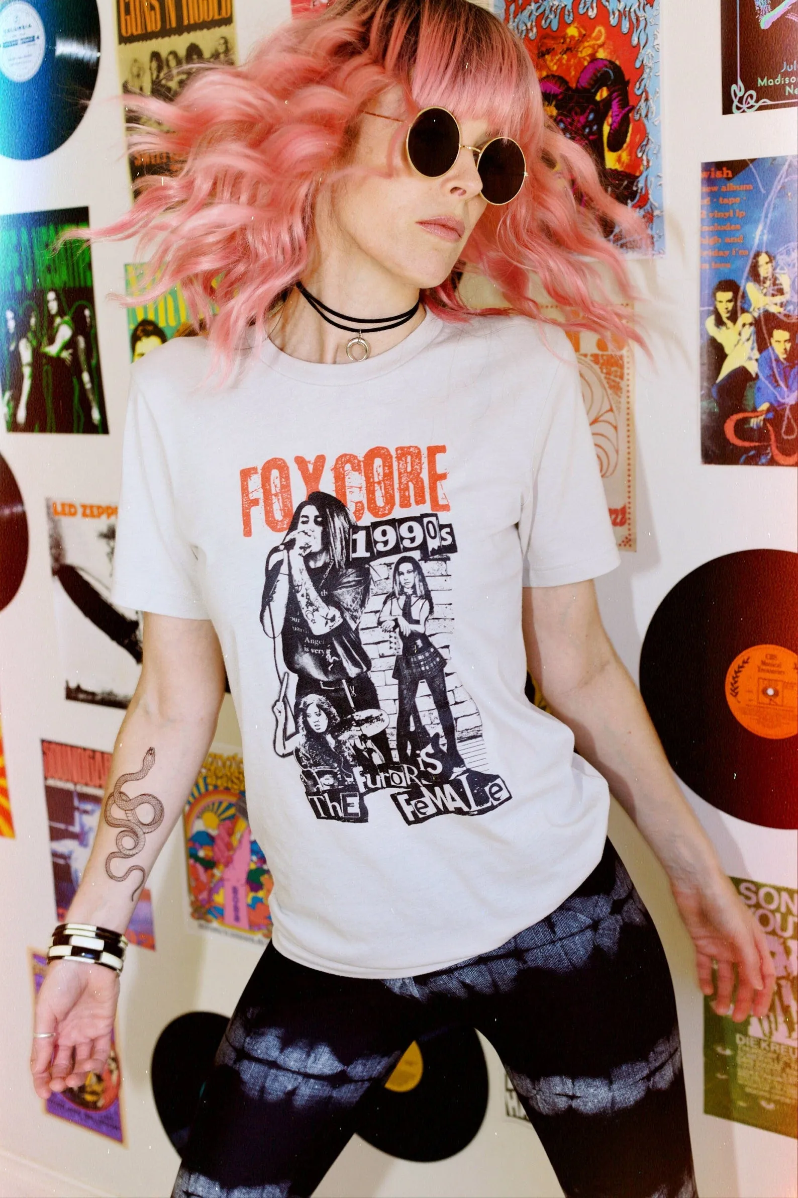 Foxcore Tee - Heather Dust