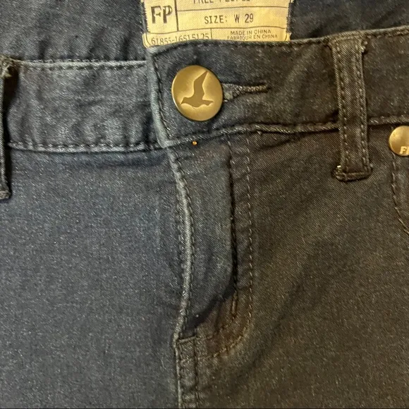 Free People Wide Leg Jeans in Midnight (29)