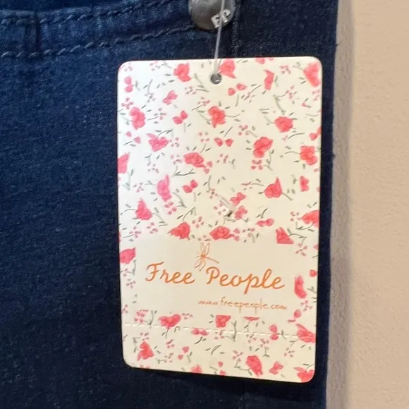 Free People Wide Leg Jeans in Midnight (29)