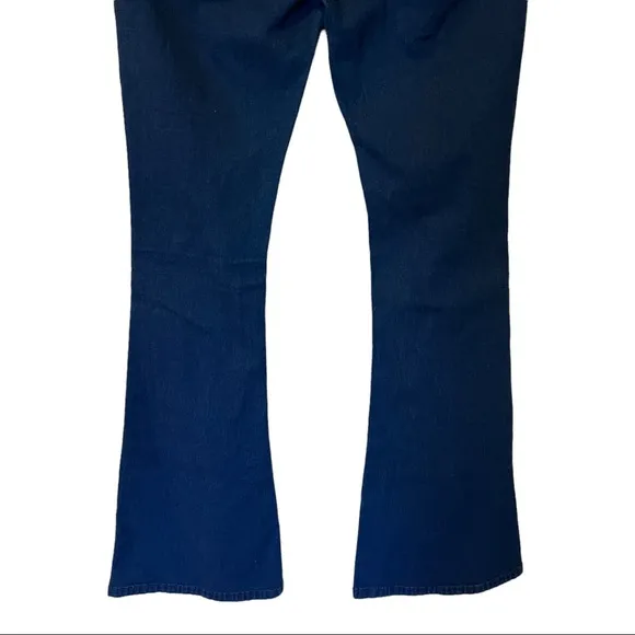 Free People Wide Leg Jeans in Midnight (29)
