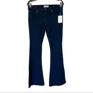 Free People Wide Leg Jeans in Midnight (29)