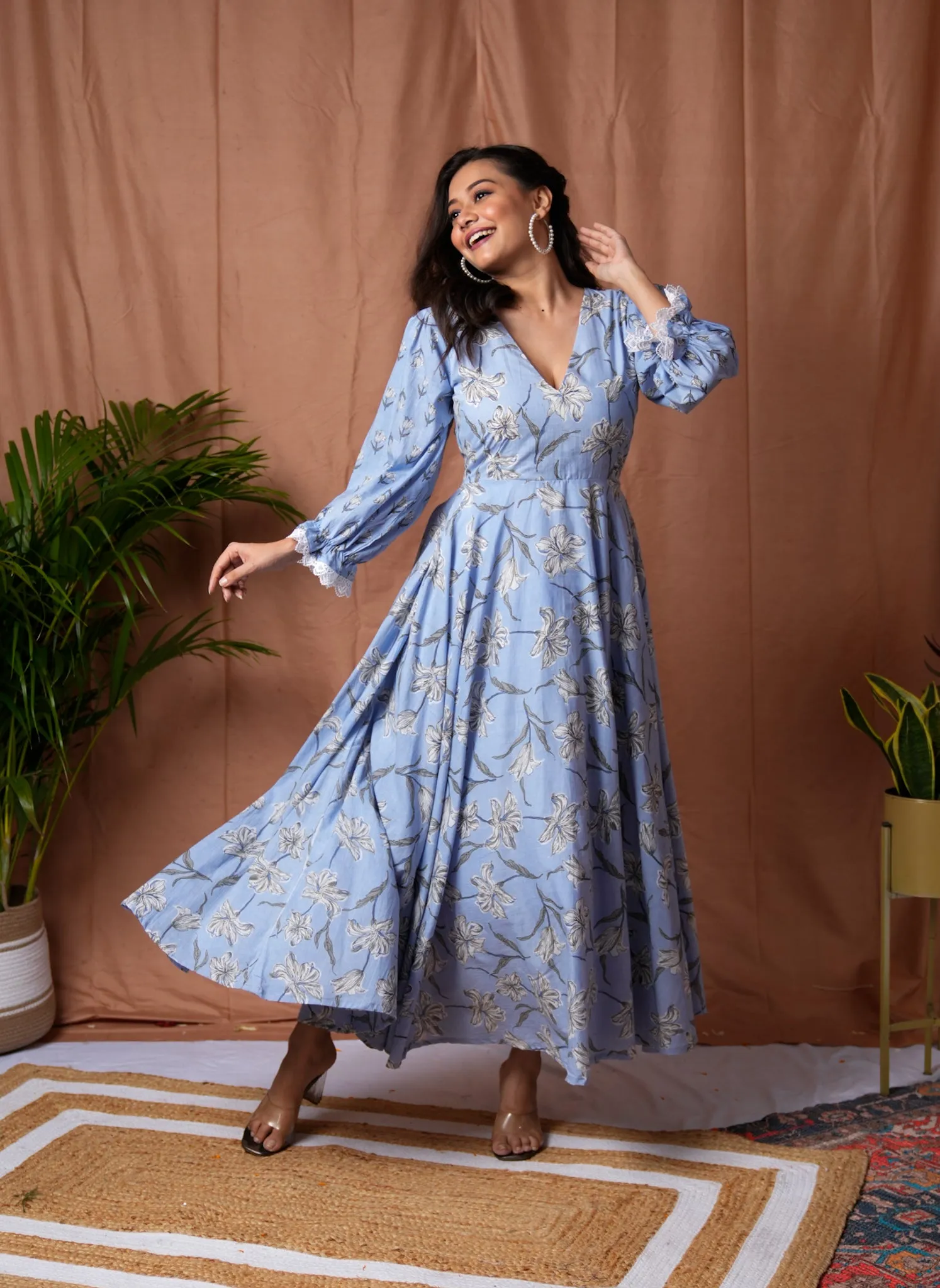 Frozen Lily Long Dress