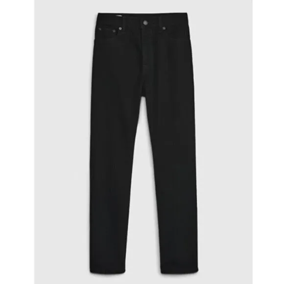 GAP 90's High Rise Cheeky Straight Leg Black Jeans Size 29/8 #728787 RT$80