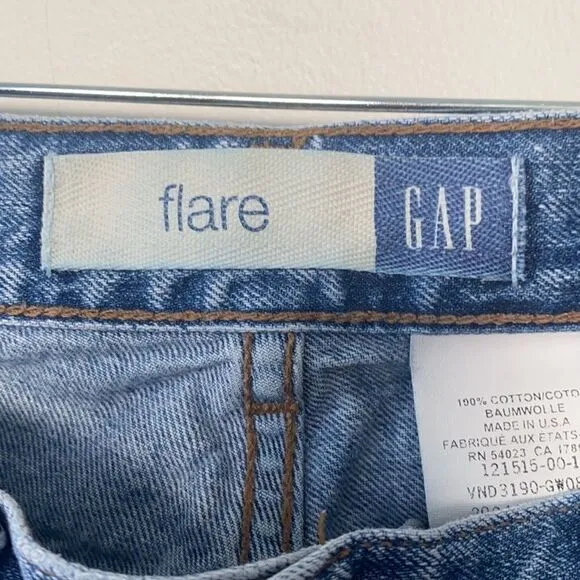 Gap Flare Leg High Rise Jeans 10R