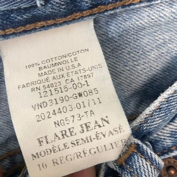 Gap Flare Leg High Rise Jeans 10R