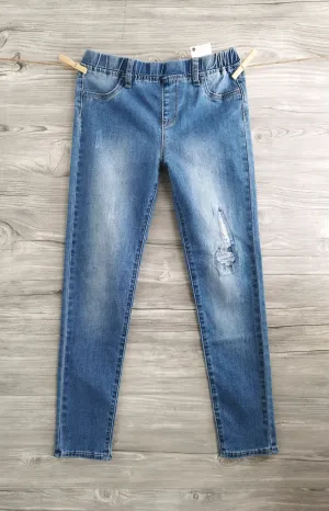 GIRL SIZE LARGE (12 YEARS) - DEX Kids, Ripped Skinny Jeans NWT B54