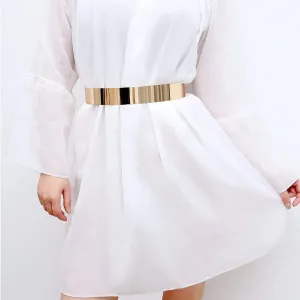 Gold Stylish Girls Ladies Women Skinny Waist Belt