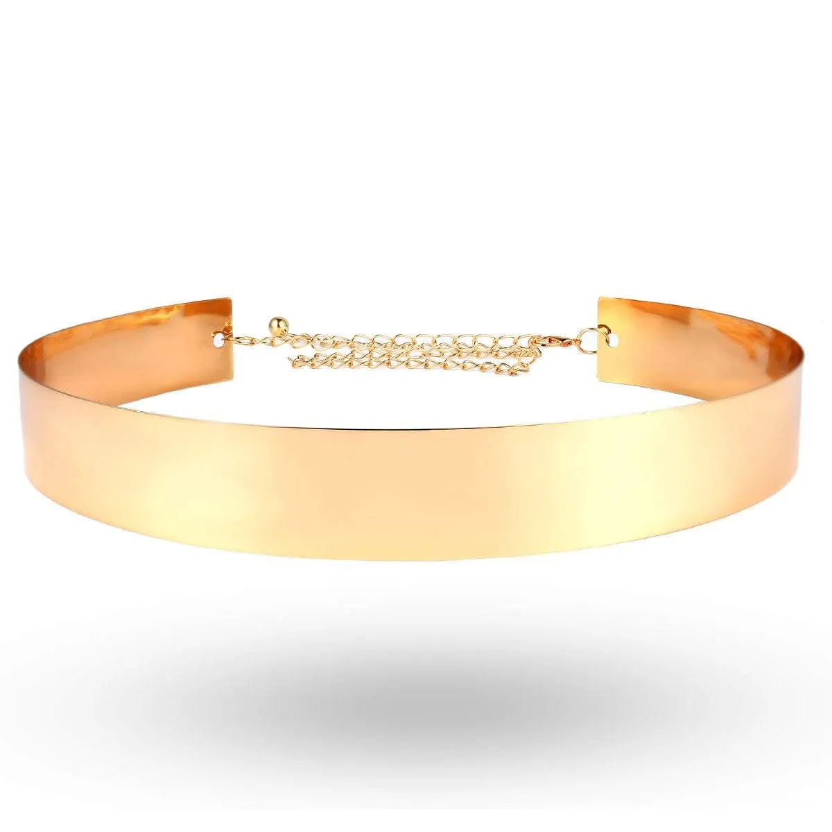 Gold Stylish Girls Ladies Women Skinny Waist Belt