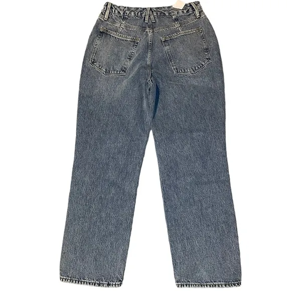 Good American 90s Duster Straight Leg Jeans