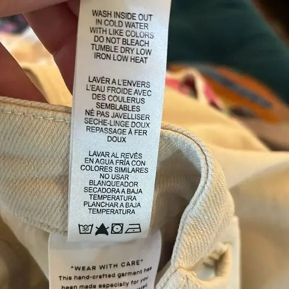 Good American Good Classic Jeans, Bone, 15!