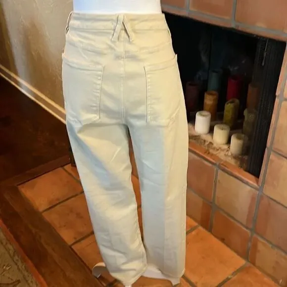 Good American Good Classic Jeans, Bone, 15!